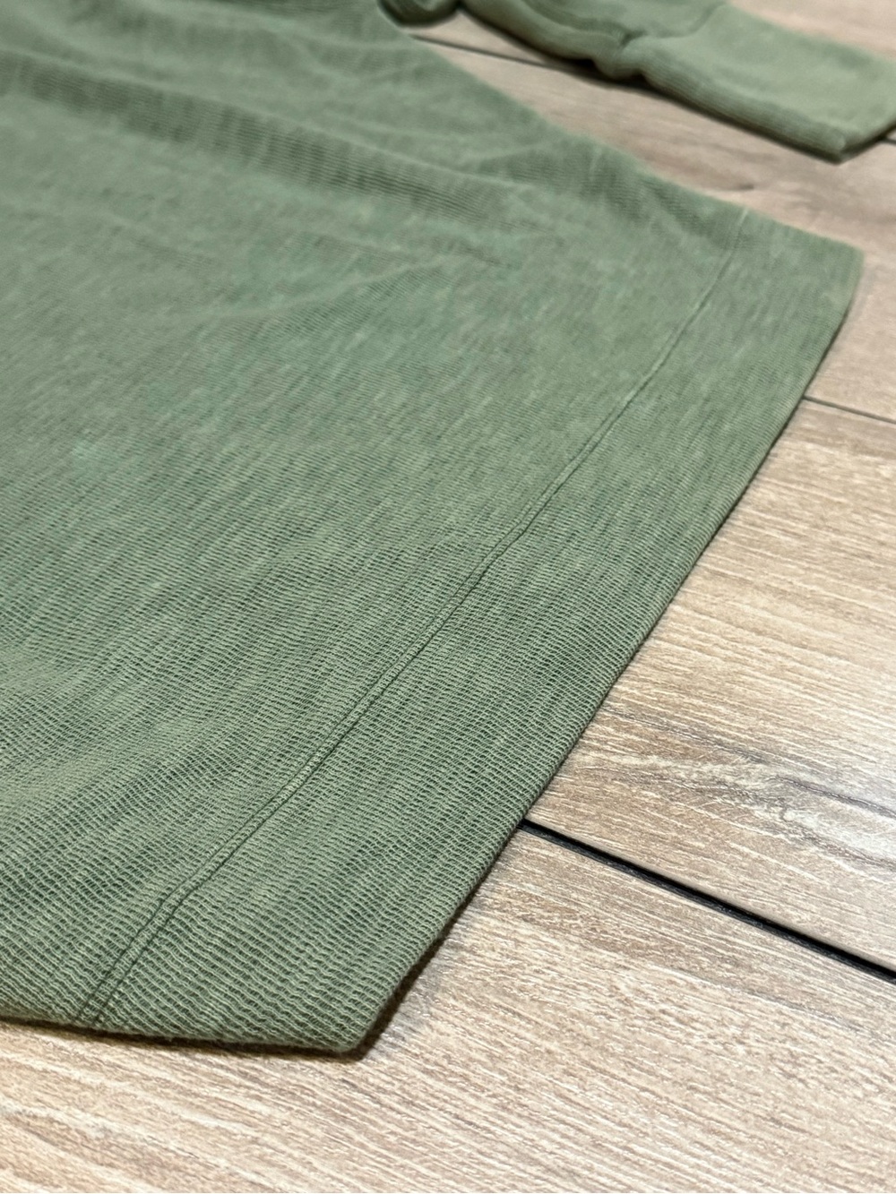 Free People Slouchy Long Sleeve Top Sage Green Off Shoulder Dolman Small - Picture 8 of 16